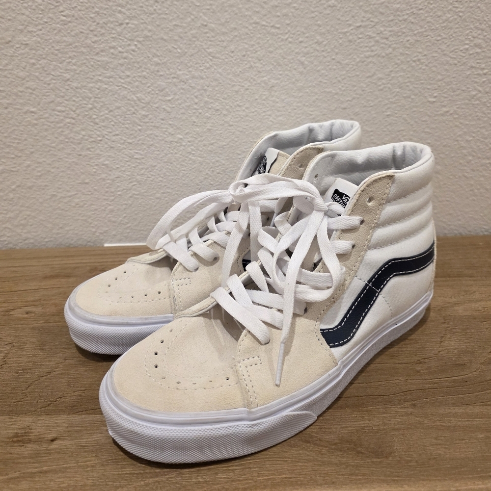 Vans High-Top Sneakers with Black Stripe